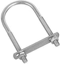 BOLT U W/NUT ZINC 5/16X2X4.5  