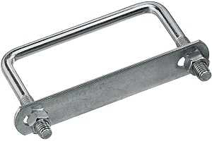 BOLT U SQUARE 3/8X4X3IN ZINC  