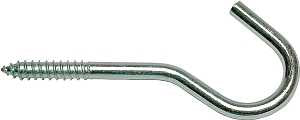 HOOK CEILING 4-3/8IN ZINC     