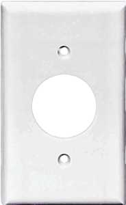WALLPLATE 1G1RD STD 15/20A WHT