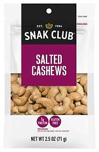 SNACK CLUB CASHEWS 2.5OZ      