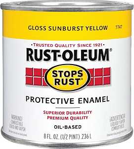 PAINT RUST OBS SUN YELL 1/2PT 