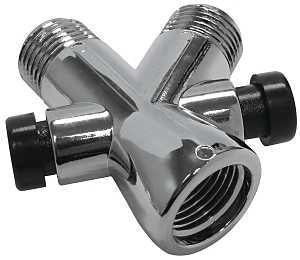 SHOWER DIVERTER PLATED PLASTIC