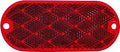 REFLECTOR OBLONG RED          