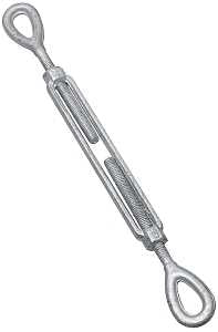 TURNBUCKLE EYE/EYE 3/8X6 GALV 