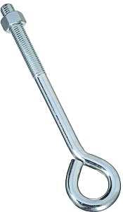 EYE BOLT W/NUT 5/8X10IN ZINC  