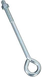 EYE BOLT W/NUT 5/8X12IN ZINC  
