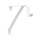 BRACKET SHELF/ROD ADJ WHITE   