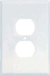 WALLPLATE 1 GANG DPX WHT 1/PK 