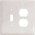 WALL PLATE 2G TGL/DUPL JMB WHT