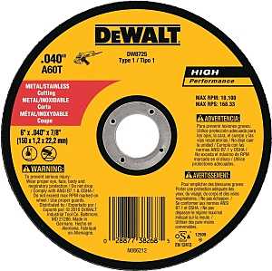 WHEEL METAL THIN CUT A60T 6IN 