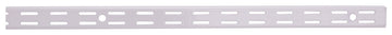 ProSource 25204PHL Shelf Standard, 2 mm Thick Material, 1 in W, 70-1/2 in H, Steel, White