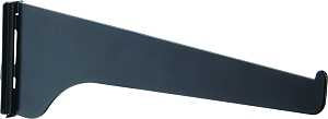 BRACKET SHELF STEEL 8IN BLACK 