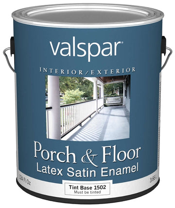 Medallion 1500 Series 027.0001502.007 Porch and Floor Paint, Satin Sheen, 1 gal, 400 sq-ft/gal Coverage Area