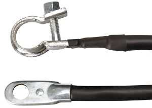 CABLE BATT TOP POST 15IN      