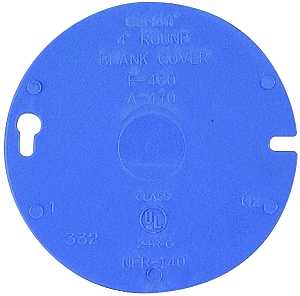 COVER BOX CEIL PVC RND BLNK4IN