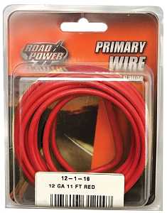 WIRE PRIM RED 11FT CD 12GA    