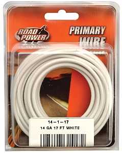 WIRE PRIM WHT 17FT CD 14GA    