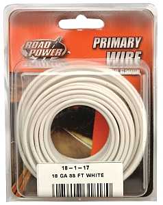 WIRE PRIM WHT 33FT CD 18GA    