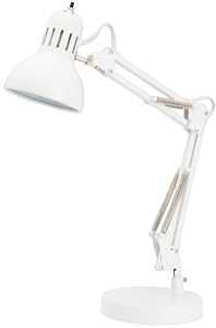LAMP DESK SWG ARM ADJ A19 WHT 