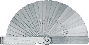 GAUGE FEELER GEN TOOL 3X1/2IN 