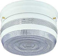 FIXTURE CEIL 2LT PRISMATIC WHT