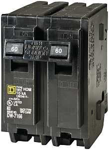 CIRCUIT BREAKER HOM 2P 1IN 60A