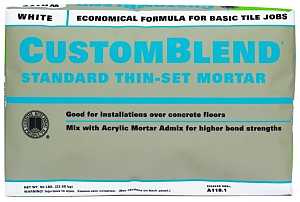 MORTAR THINSET STNDRD WHT 50LB