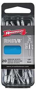 RIVET POP STL MED 20PK 1/8IN  