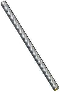 STEEL ROD THRD ZN YEL3/4-10X72