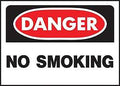SIGN OSHA DANGER NO SMOKING   