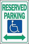 SIGN HANDICAP RESERVE PARKING 