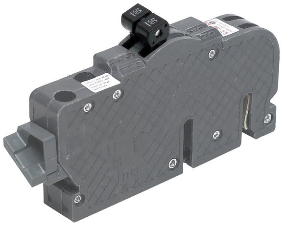 Zinsco UBIZ0260 Circuit Breaker, Type UBIZ, 60 A, 2-Pole, 120/240 V, Standard Trip, Plug