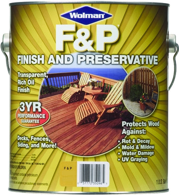 Wolman 14426 Stain and Wood Preservative, Golden Pine, Liquid, 1 gal, Can