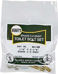 TOILET BOLT SET 1/4X2-1/4     
