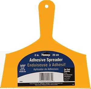 SPREADR ADHES 8IN 3/16VNOTCH  