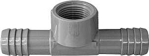 TEE POLY 3/4BARB X 3/4FPT     