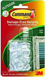 LIGHT CLIP OUTDOOR W/FOAMSTRIP