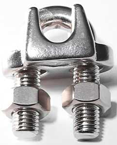 CABLE CLAMP WIRE SS 1/16      