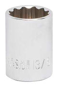 SOCKET STD 13/16INX12PT 1/2DR 