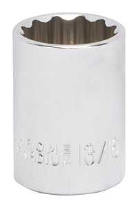 SOCKET STD 13/16INX12PT 1/2DR 