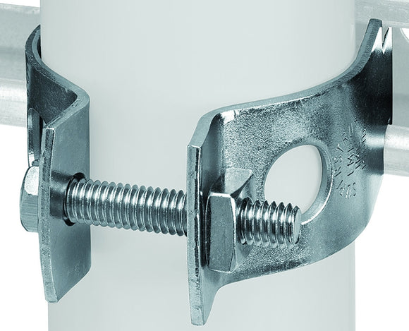 SuperStrut Z702 21/2EG-10 Pipe Clamp, Electro-Galvanized, Steel