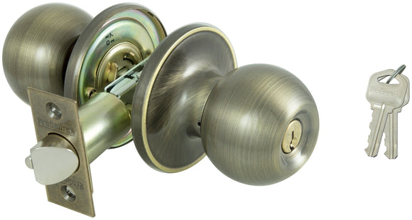 ProSource T3800V-PS Entry Knob, Brass, KA3, KW1 Keyway, 3 Grade