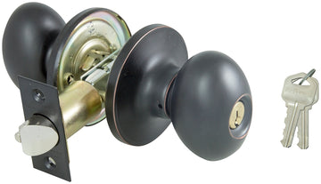 ProSource TYLX700V-PS Entry Knob, Brass, KW1, KA3 Keyway, 3 Grade