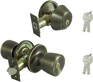 DOOR ENTRY/BOLT TS ANT BRASS  
