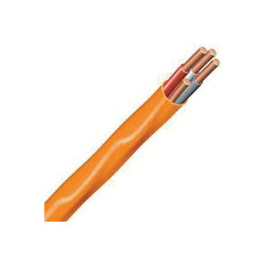 Southwire 10/3NM-WGX100 Sheathed Cable, 10 AWG Wire, 3-Conductor, 100 ft L, Copper Conductor, PVC Insulation