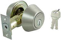 DEADBOLT SINGLE CYL 6-WAY S/S 