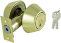 DEADBOLT DOUBLE CYL 6-WAY PB  