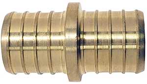 COUPLER PEX 1INCH BRASS       