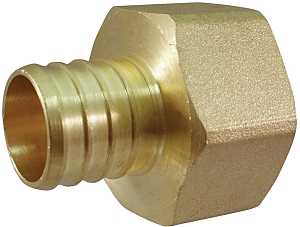 ADAPTER PEX 1INCH BRASS FEMALE